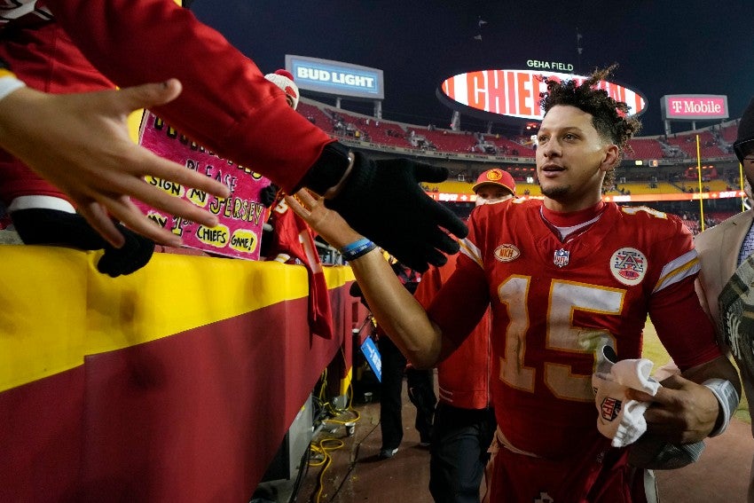 Mahomes tras ganar la conferencia AFC Oeste