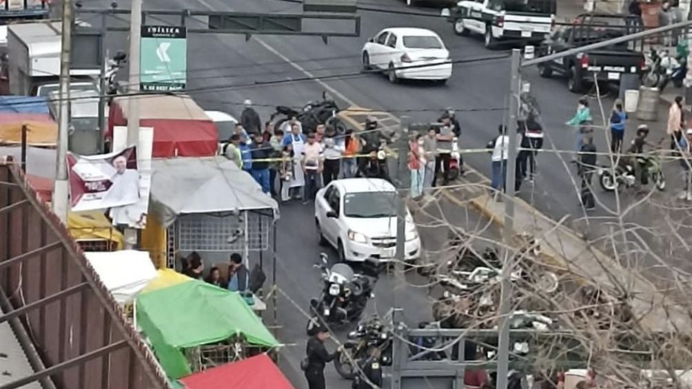 El lugar donde ocurrió la balacera