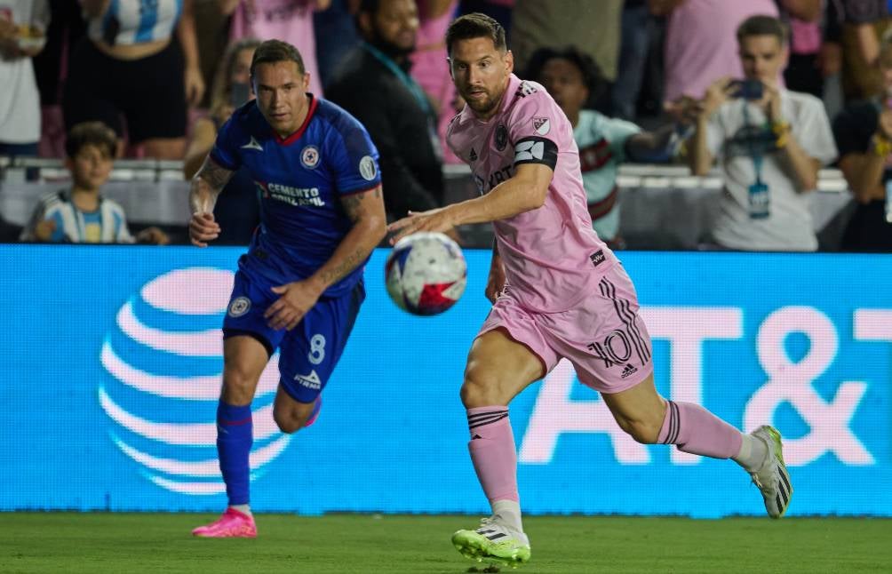 Jesús Dueñas con Lionel Messi 