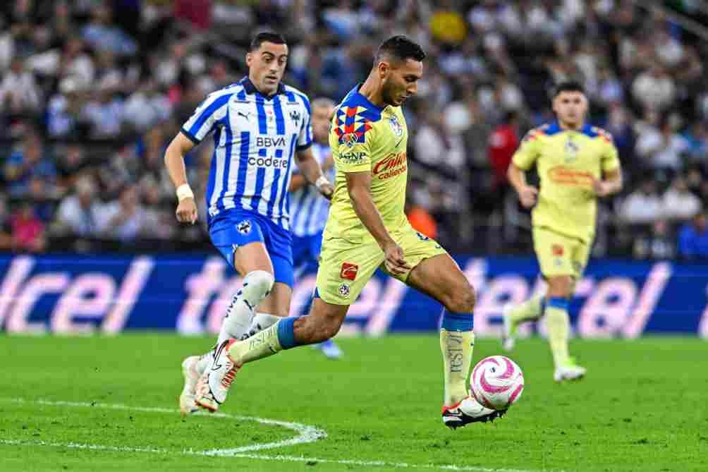 Funes Mori en un partido ante América 