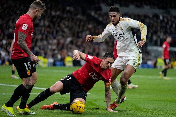 Mallorca enfrentando al Real Madrid