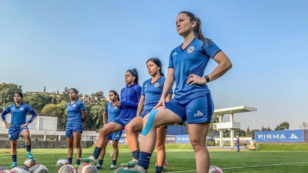 El equipo entrenando en La Noria