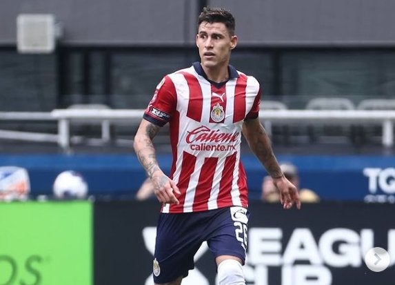 Cristian Calderón en un partido