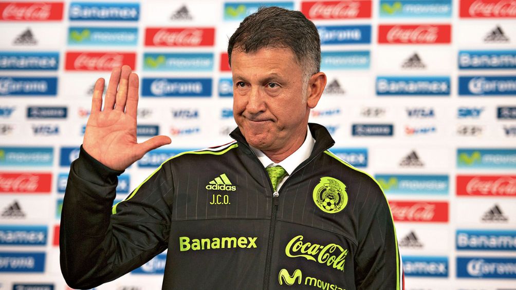 Osorio en su presentación con México