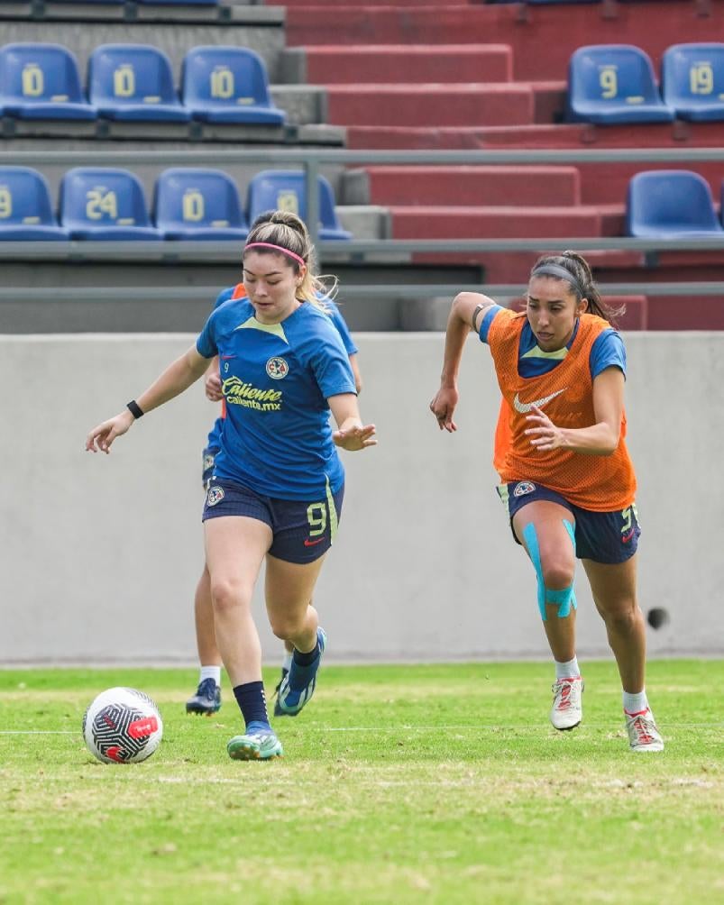 América en entrenamiento previo a la Jornada 1