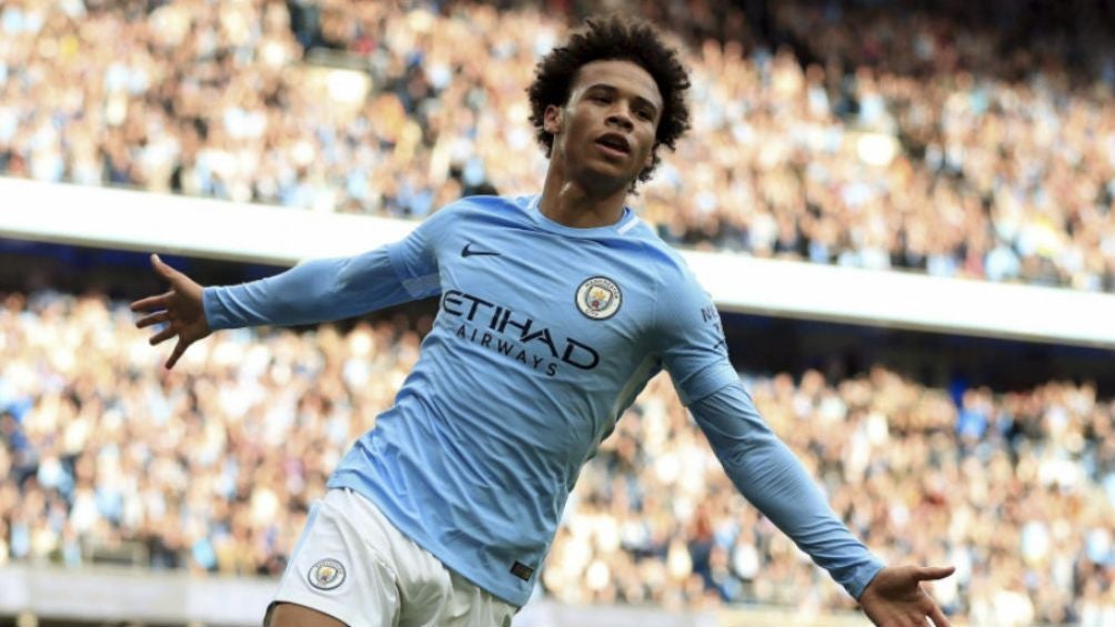 Sané con el Manchester City