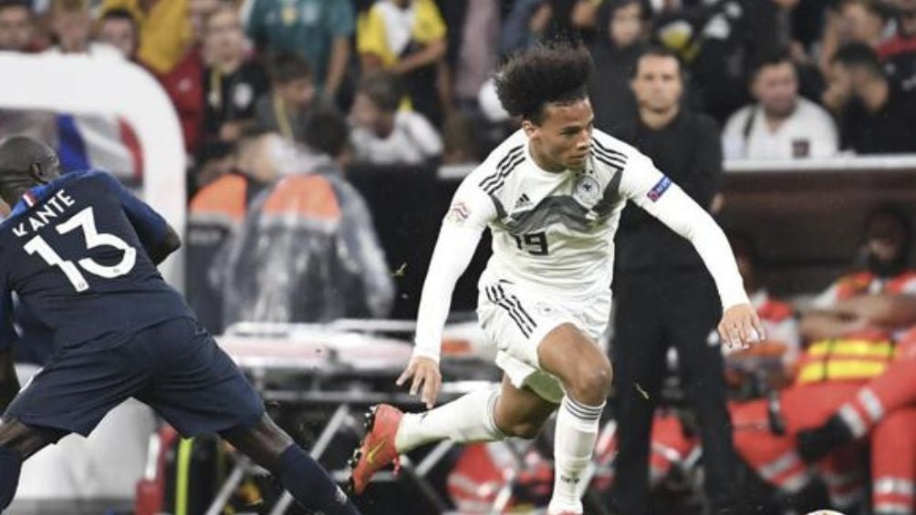 Leroy Sané con Alemania