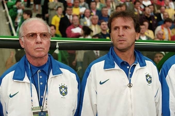 Zagallo durante un juego con la Selección de Brasil