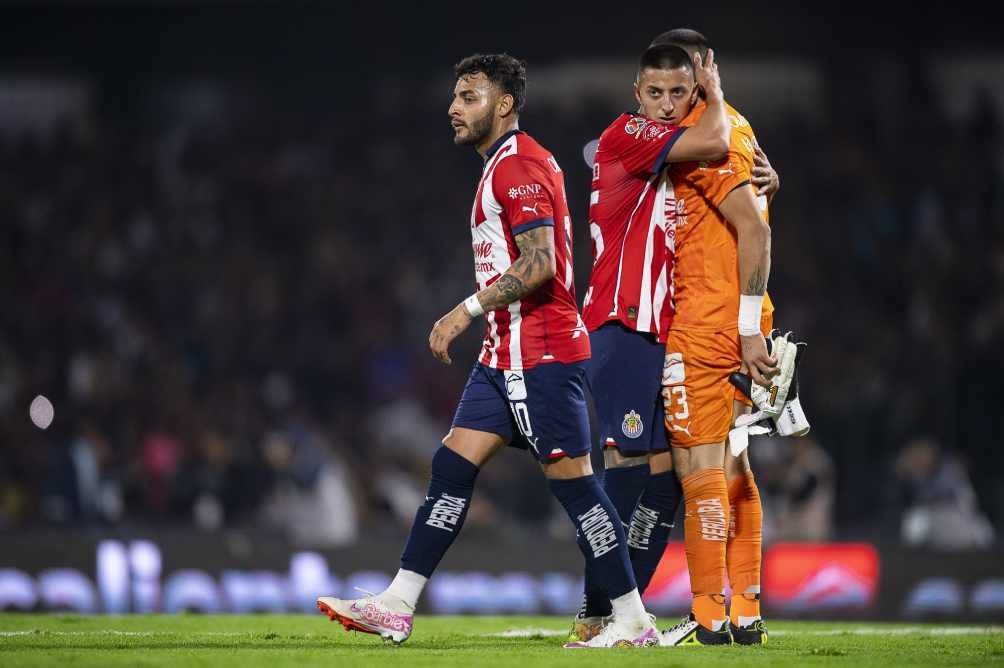 Alexis Vega durante la serie ante Pumas en Liguilla 