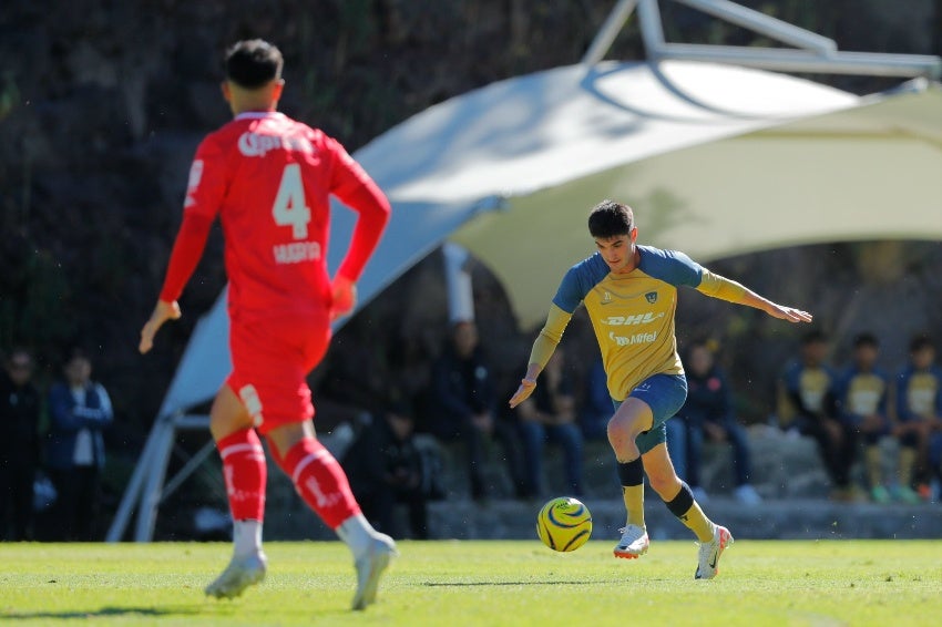 Del Prete marcó para Pumas en Cantera