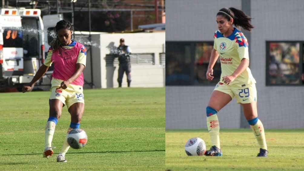 ¡Debuts azulcremas! Mariana Cadena y Dayana Martin jugaron sus primeros minutos con América