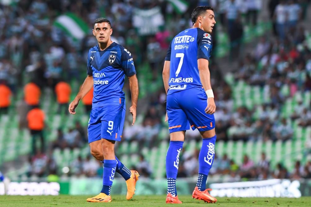 Funes Mori y Berterame con Rayados