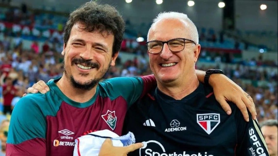 Dorival Junior con Fernando Diniz