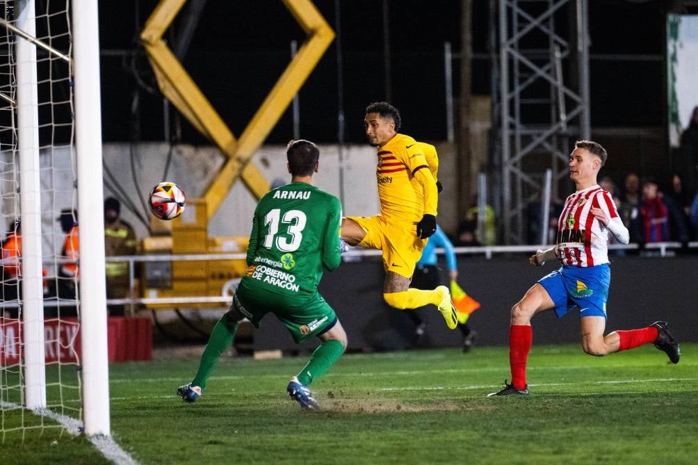 El gol de Barcelona ante Barbastro