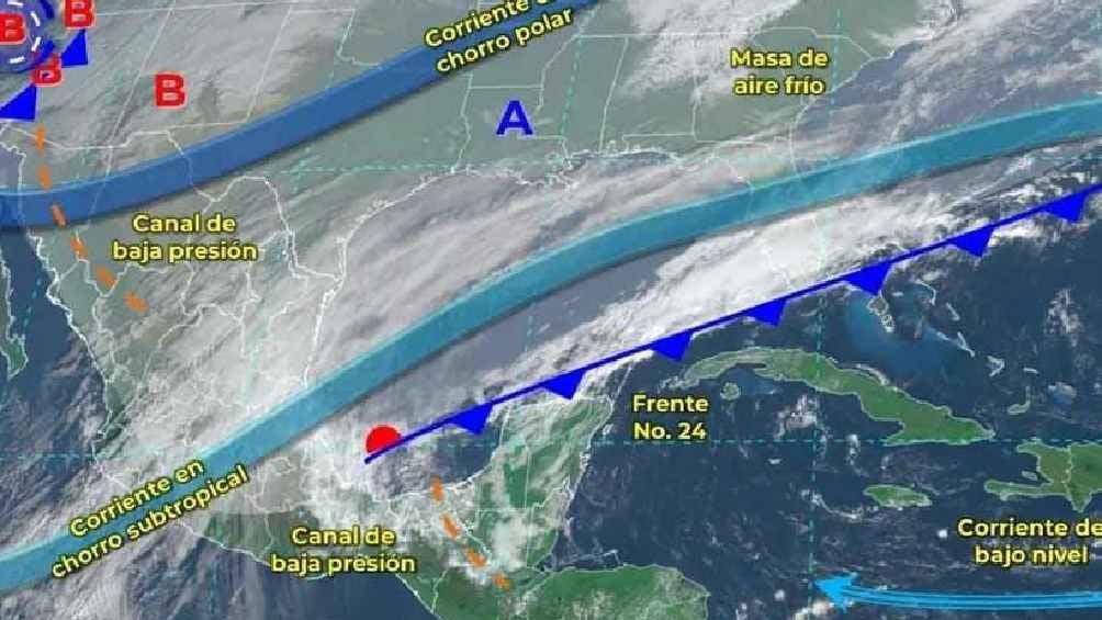 Afectará algunas zonas del norte del país