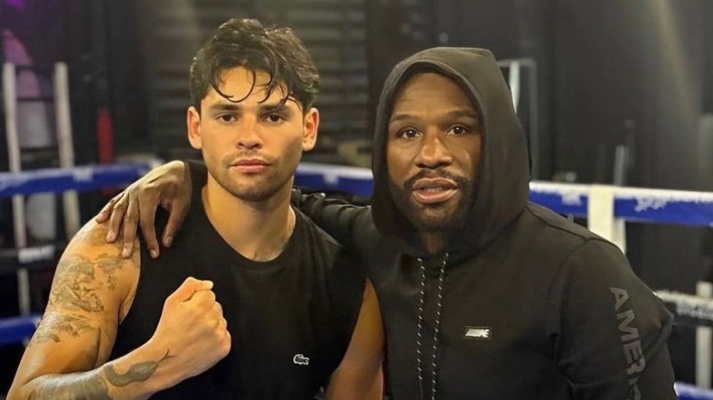 Ryan Garcia y Floyd Mayweather