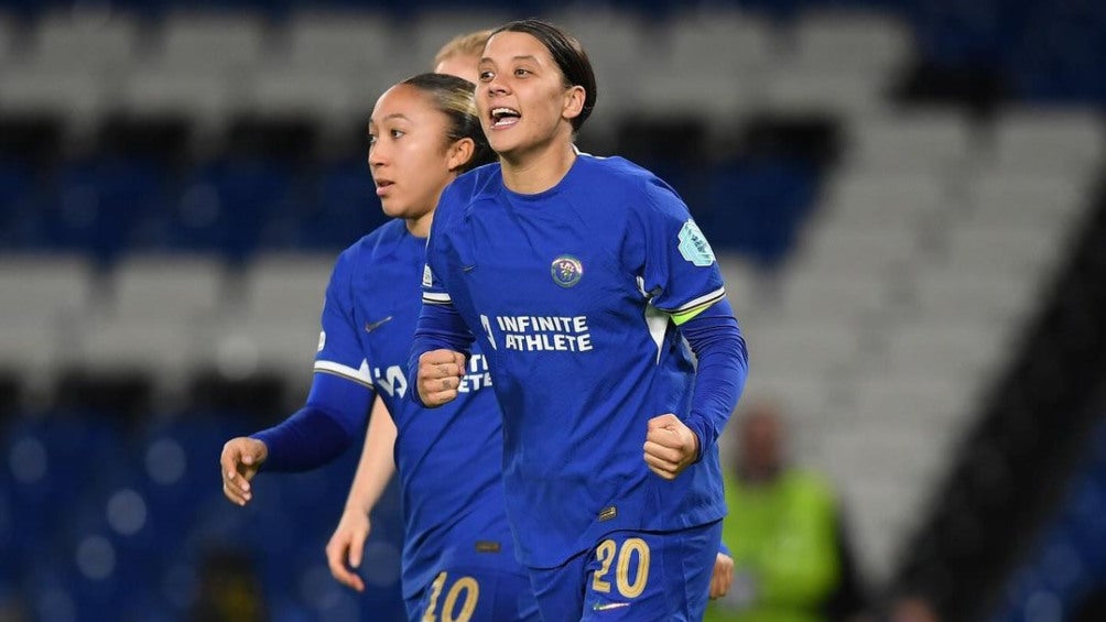 Sam Kerr se quedó a un gol de llegar a los 100 tantos con Chelsea antes de su lesión