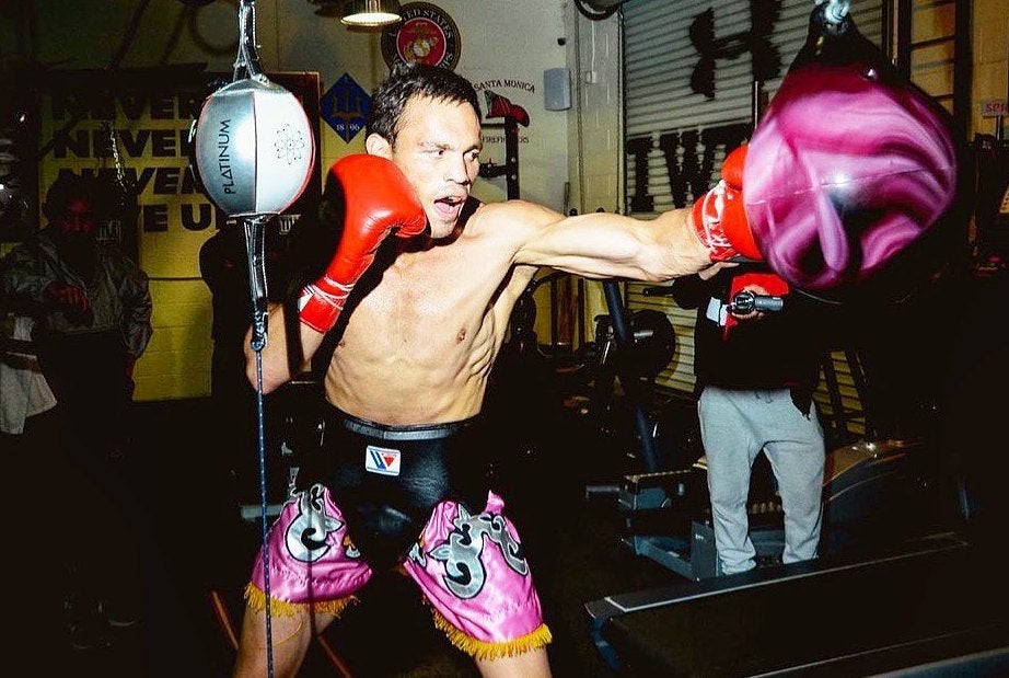 Chávez Jr. entrenando 