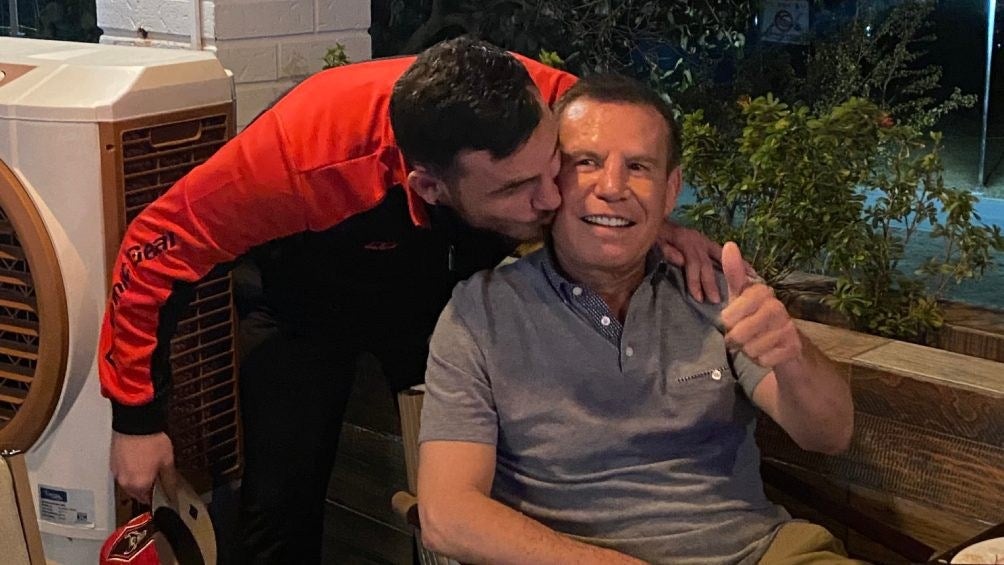 Julio César Chávez Jr con su padre