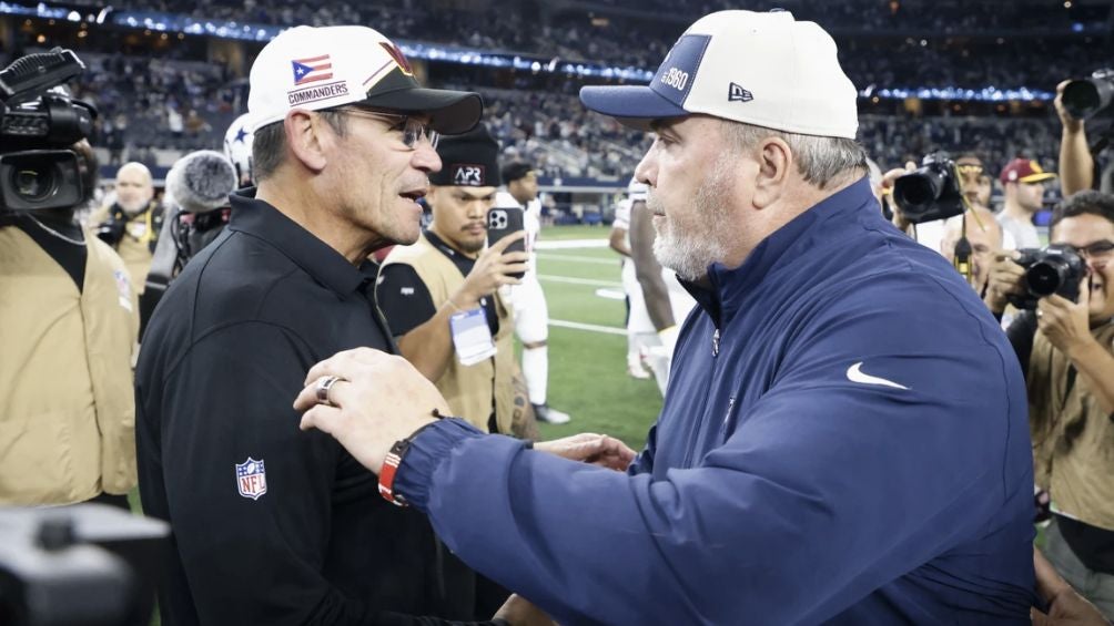 Rivera y McCarthy se saludan luego del fin del encuentro