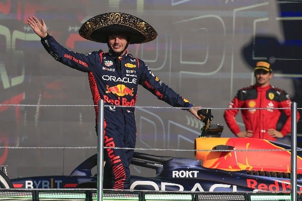 Max Verstappen tras ganar el GP de México