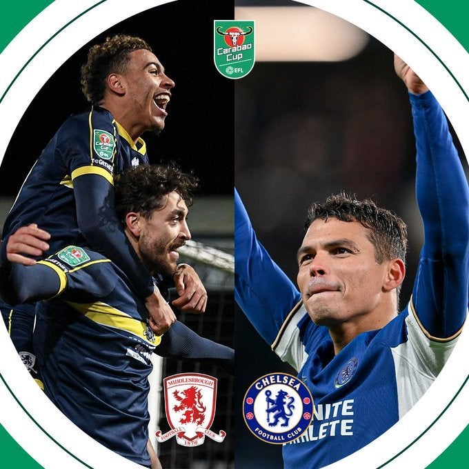 Middlesbrough y Chelsea se enfrentan este martes en la Carabao Cup