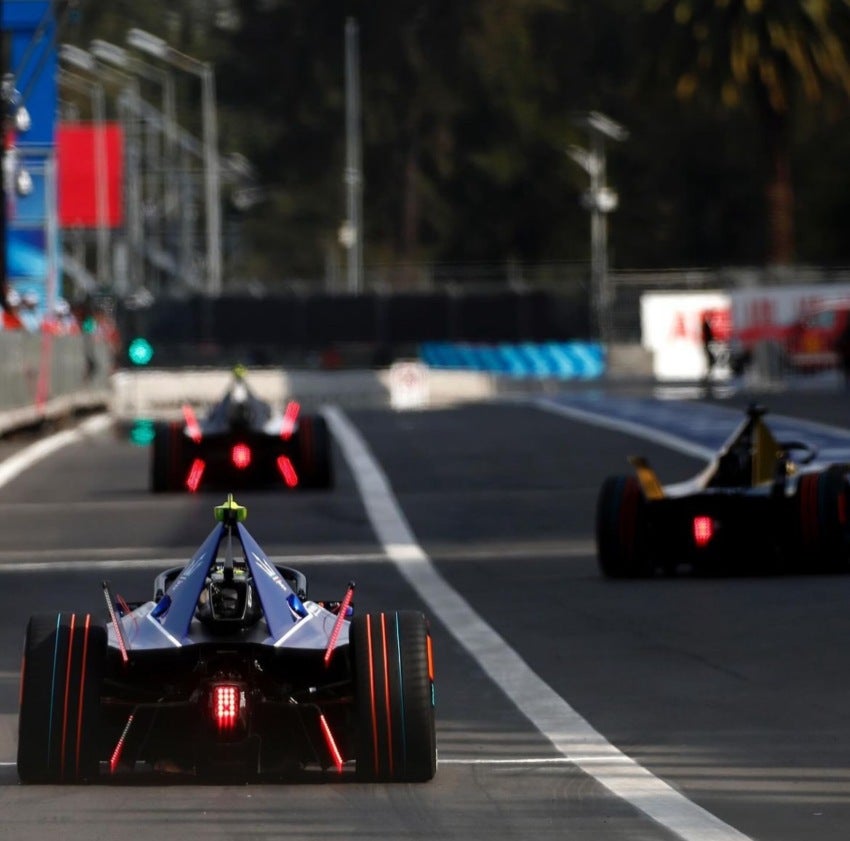 Momentos antes de la carrera 