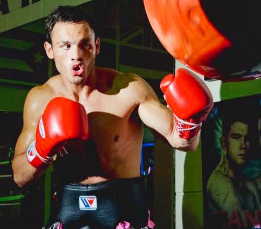 Chávez Jr entrenando 