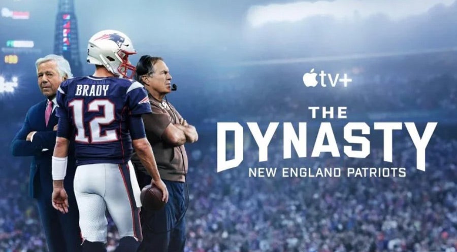 El poster del documental de los Patriots