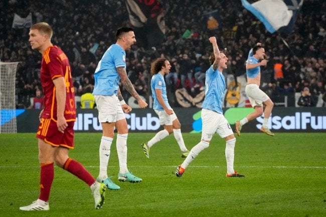 Lazio venció 1-0 a la Roma en los Cuartos de Final de la Coppa Italia