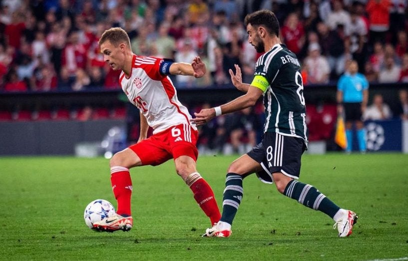 Joshua Kimmich durante un partido