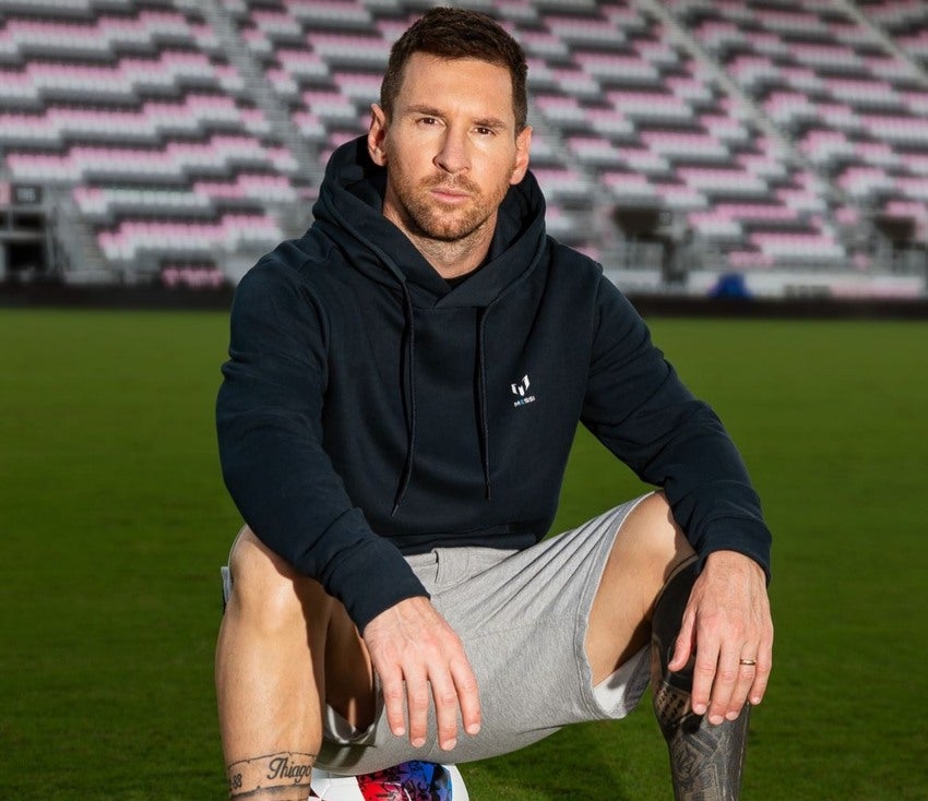 El futbolista argentino en la cancha 