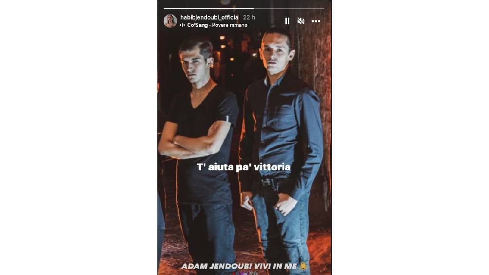 Adam fue despedido por su hermano con una publicación en Instagram. 