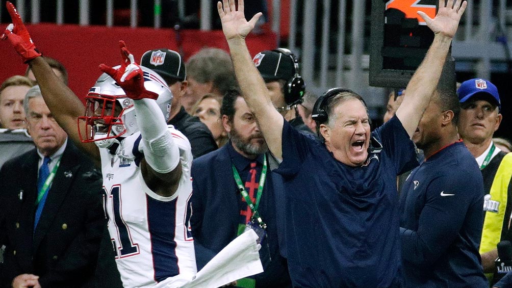 Belichick deja seis títulos de la NFL en las vitrinas de los Patriots