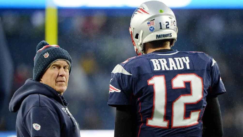 Bill Belichick y Tom Brady 