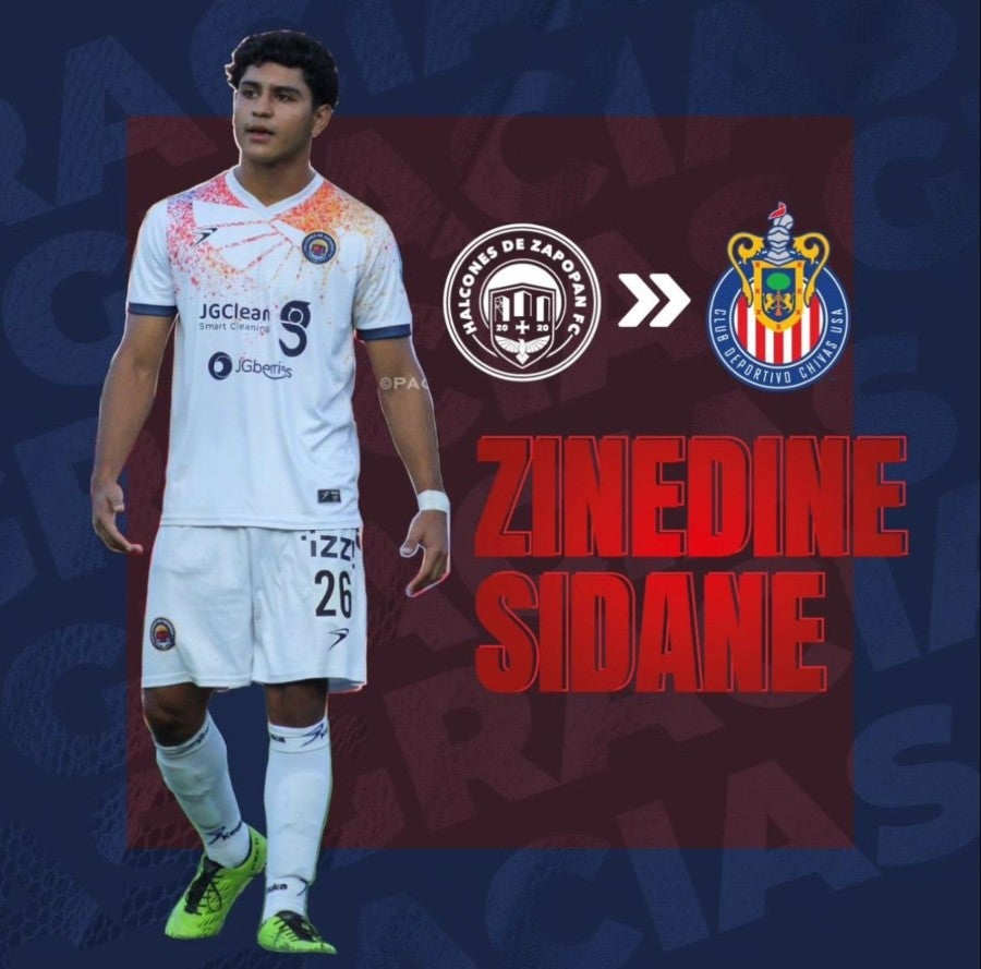 Zinedine Sidane, refuerzo de Chivas para el Clausura 2024