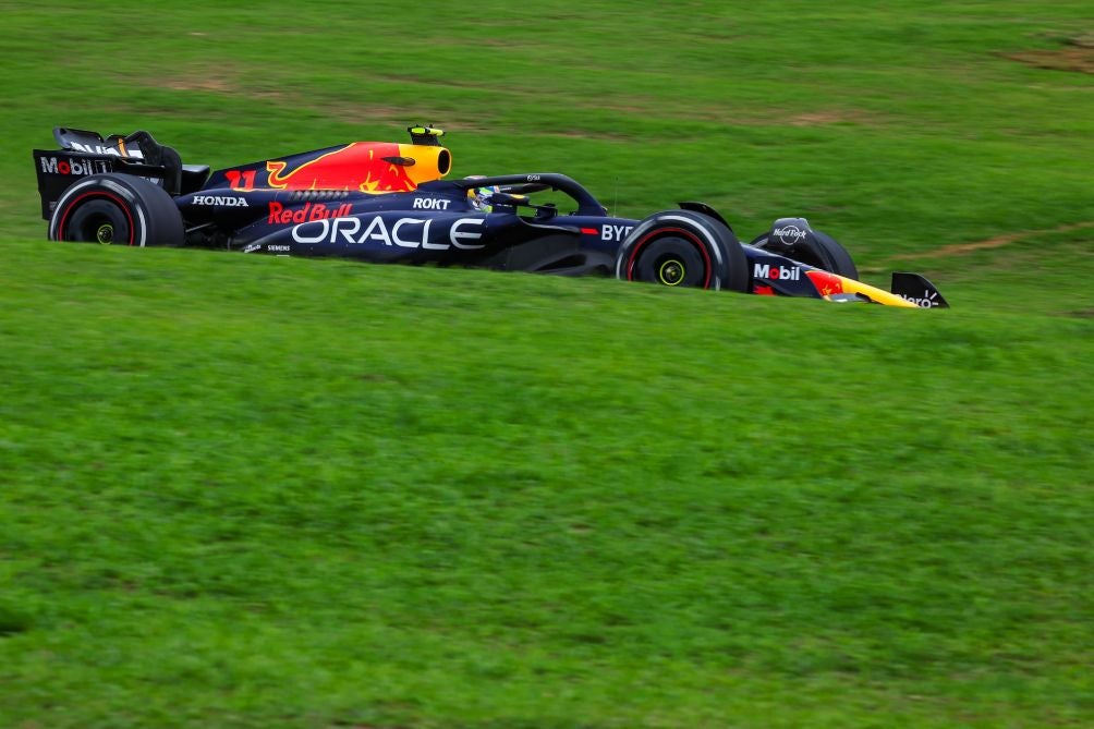 Pérez Mendoza durante la carrera en Brasil el año pasado