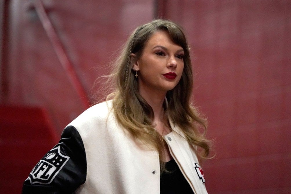 Taylor Swift en el estadio de los Chiefs en la NFL