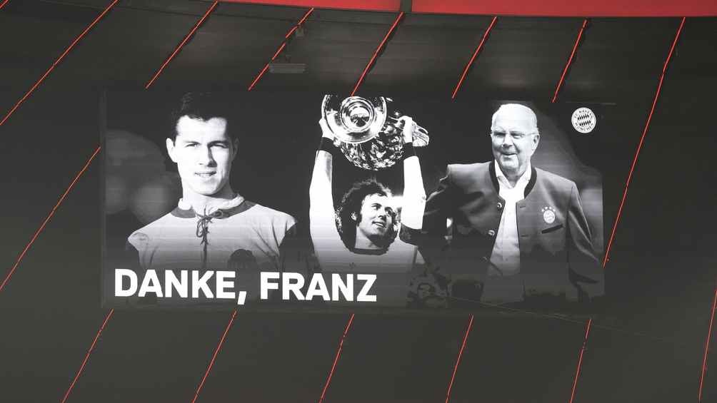 Beckenbauer recibió un homenaje