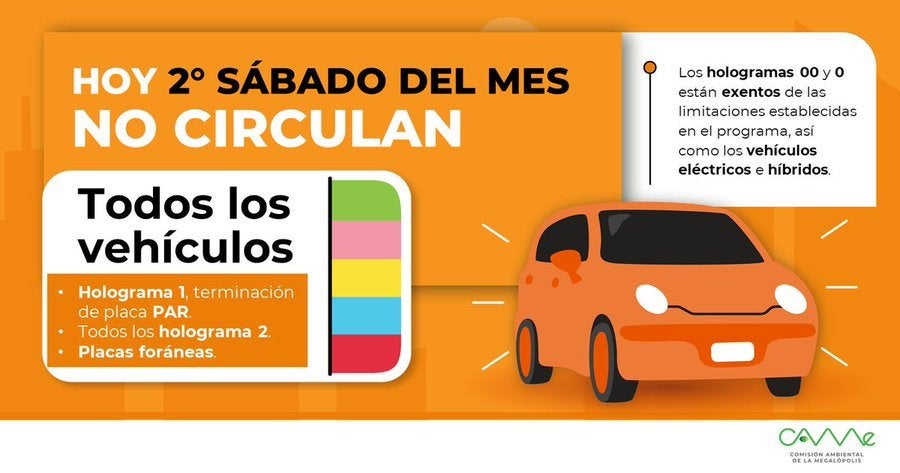 Hoy No Circula Sabatino: ¿Qué vehículos descansan este 13 de enero?