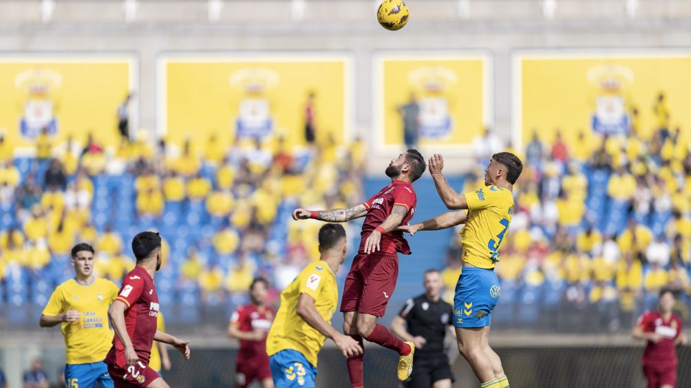 Dipsuta de balón en el Palmas vs Villarreal