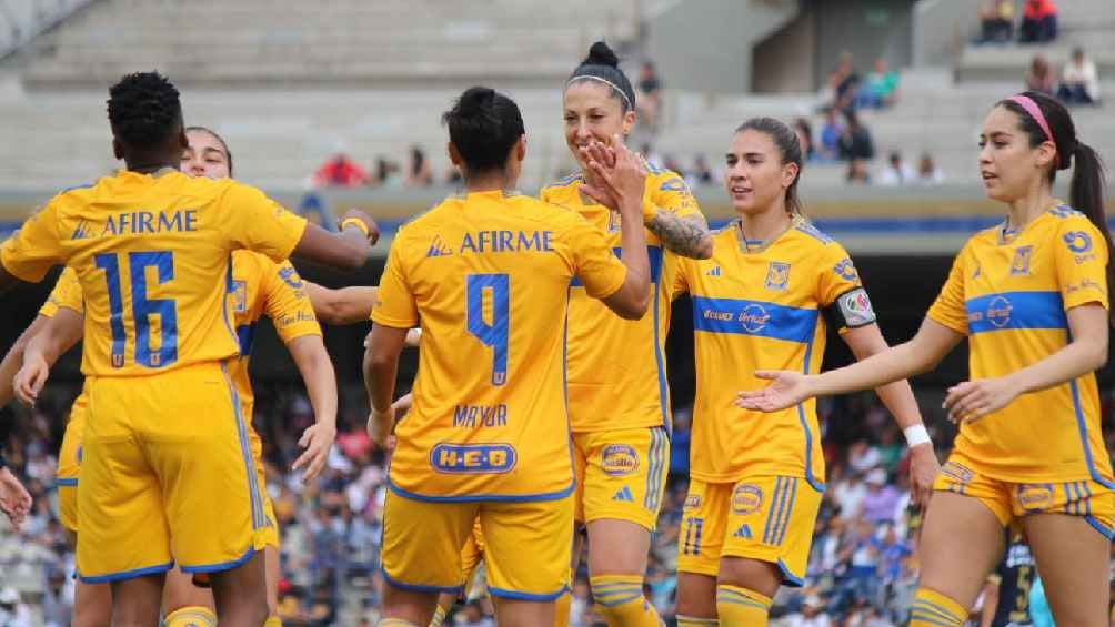 ¡Goleada amazona! Tigres Femenil venció 5-1 a Pumas en el Olímpico Universitario