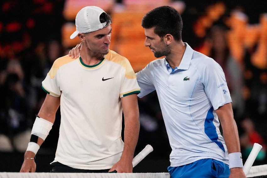 Djokovic tras el duelo ante Prizmic en el Abierto de Australia