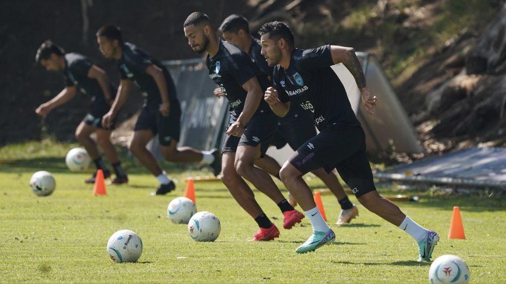 Guatemala durante un entrenamiento