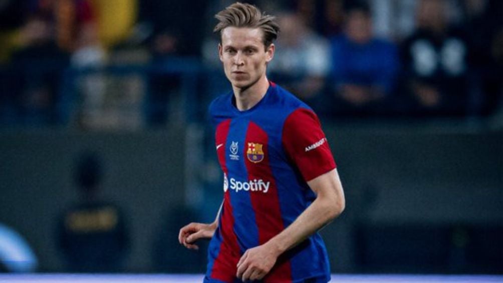 De Jong en el partido ante el Real Madrid