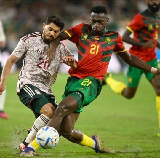 González en el partido contra México