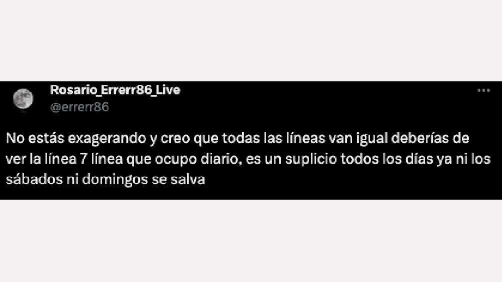 En redes sociales los usuarios se quejaron por las constantes fallas del Metro. 