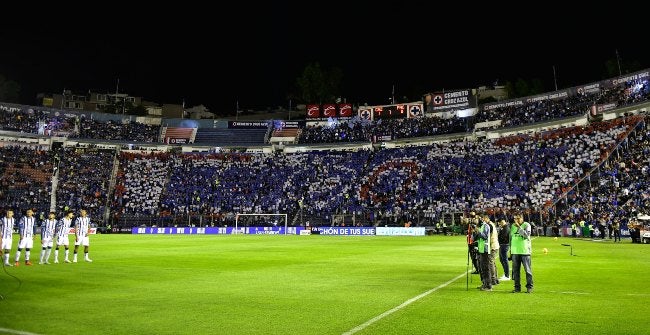 Mosaico de la afición de Cruz Azul