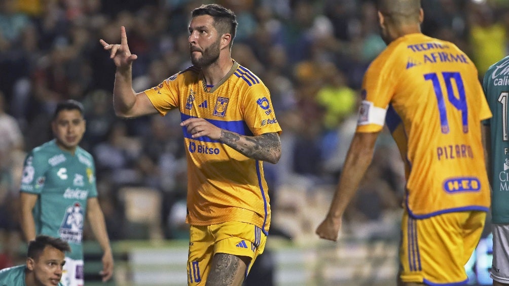 Tigres remonta ante León en el partido donde Gignac marcó su gol 200 con los Felinos