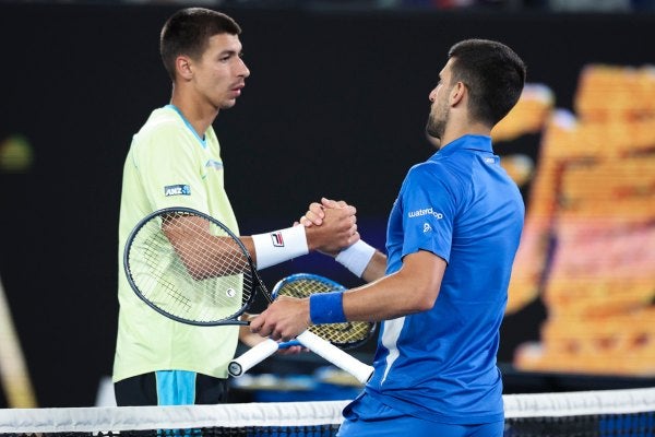 Djokovic consiguió un sufrido triunfo ante Alexei Popyrin en el Abierto de Australia